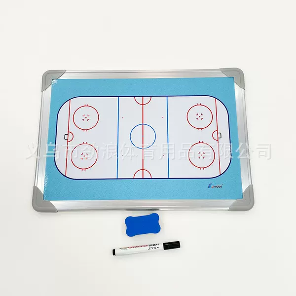 Handheld Ice Hockey Tactical Board, Portable and Erasable, Magnetic Board for Coaching, Club Training and Competition Equipment