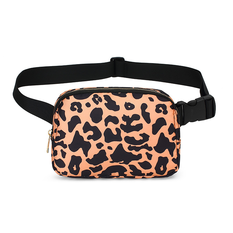Fanny Pack Bags Type Unisex Classic Style Solid Color Oxford Cloth Waist Bags