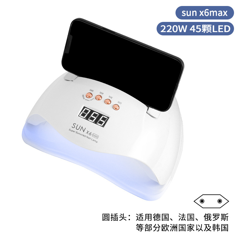 45 cuentas de luz sunx6max placa inferior blanca - enchufe de regulación Europea (para alemania, francia, rusia, Corea del Sur y otros países)