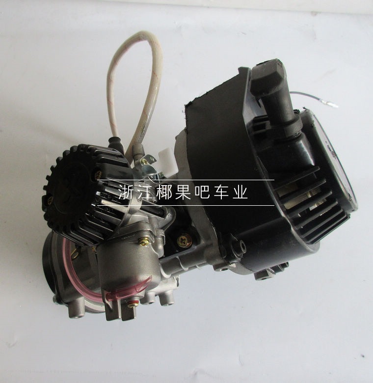 Mini motorcycle, small sports car, 49CC 2-stroke hand-pull gasoline engine, with electric start gasoline engine