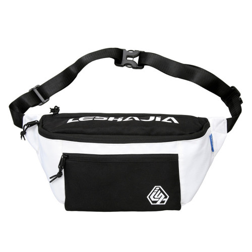 Japanese chest bag for men ins trendy brand personality Hong Kong style shoulder bag for female college students large capacity Korean version tooling crossbody bag