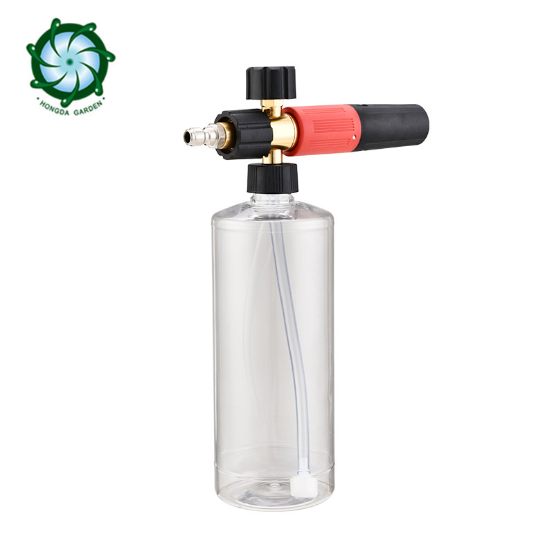 洗车泡沫大嘴喷壶高压清洁工具洗车机泡沫pa壶扇形雪花泡沫发射器