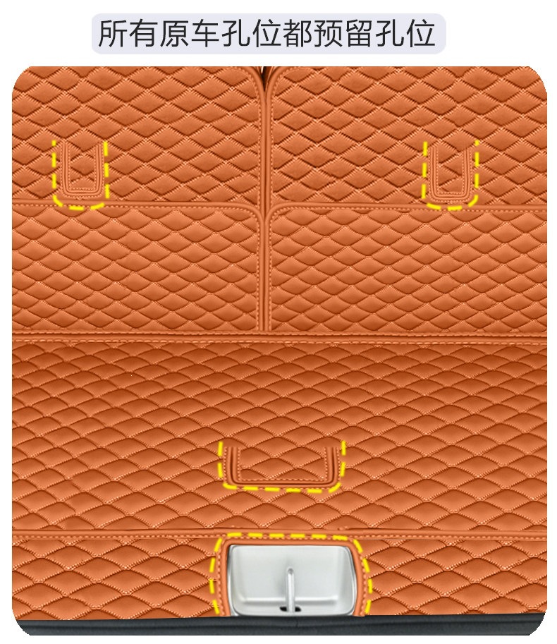 26 models of Wenjie M9 trunk mats, full coverage car interior waterproof accessories, Wenjie M9 six-seater trunk mat
