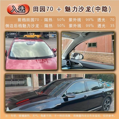 Automotive Film – Film Package with Installation - default-item-pastoral-scenery-charming-salon-full-car-film-medium-privacy