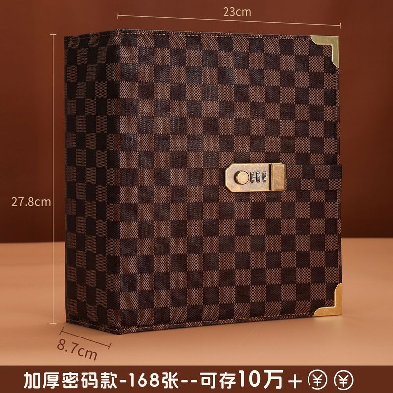 新款10万5万存钱本现金收纳册轻奢钱币纪念币收藏册压岁钱攒钱本|undefined