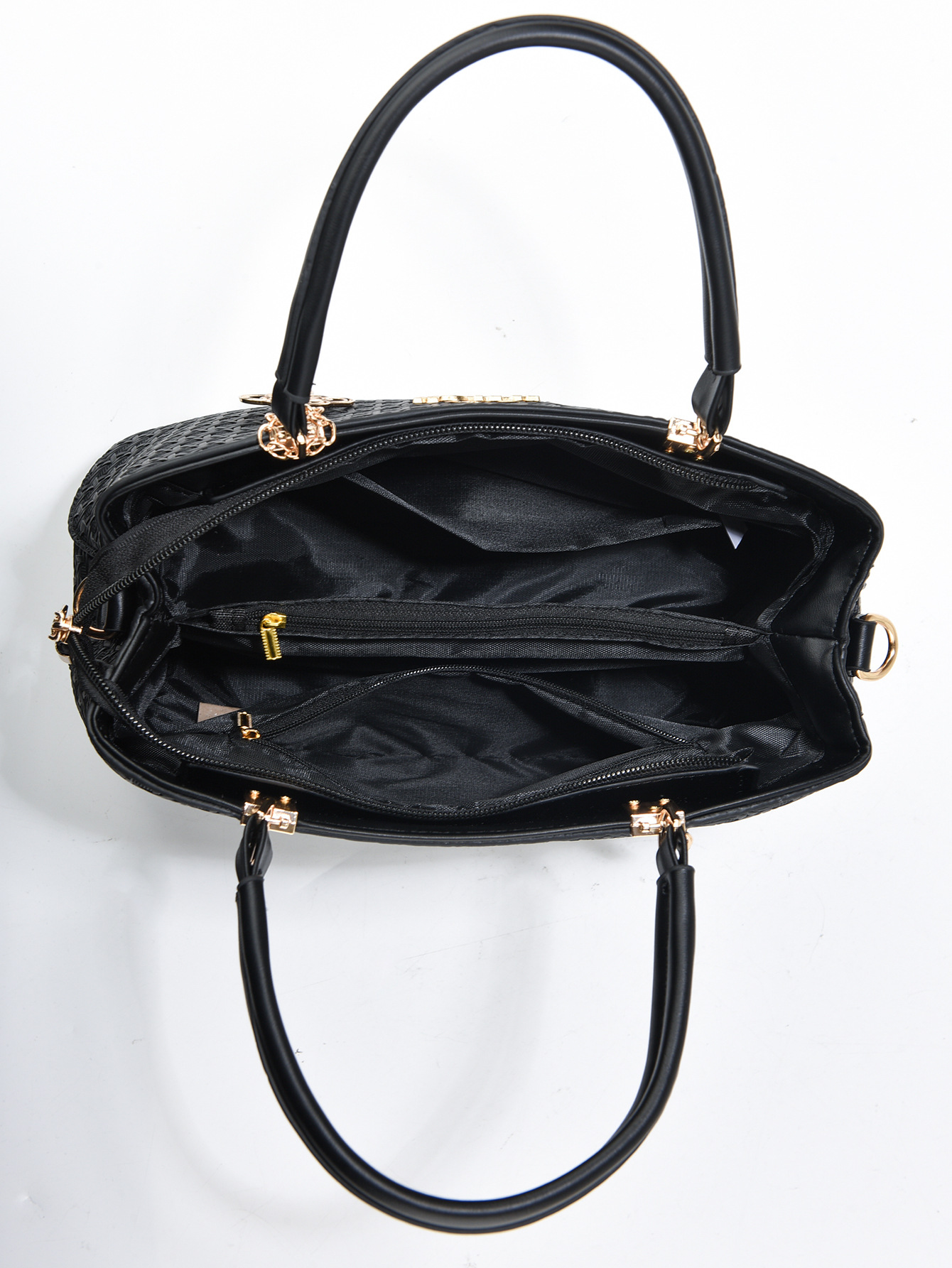 Femmes Grande Faux Cuir Impression Vêtement De Rue Carré Fermeture Éclair Sac À Main display picture 22