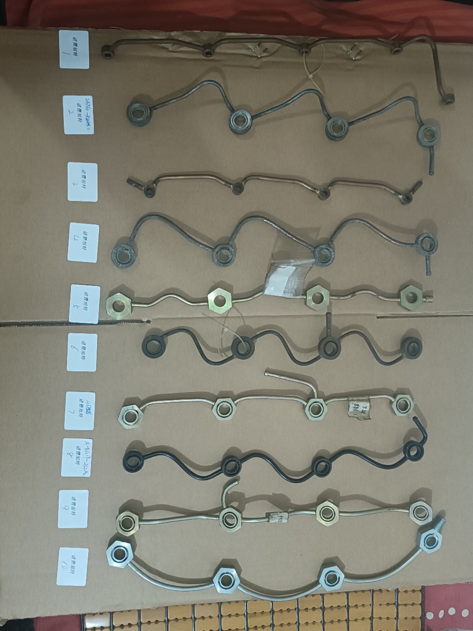 16454-42502 Jiubao Engine Cylinder High-Pressure Oil Return Pipe Export Excavator Forklift Accessories Gas Field