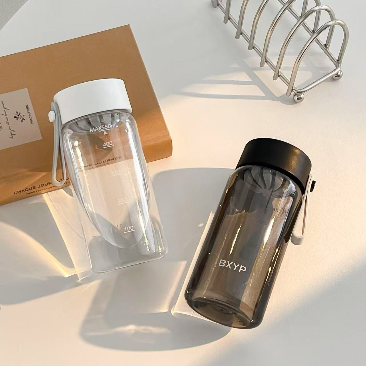 High-Looking Portable Plastic Water Cup, Simple Graduated Cup, Milk Cup, Coffee Cup, Breakfast Cup, Soy Milk Cup, Take-Out Cup