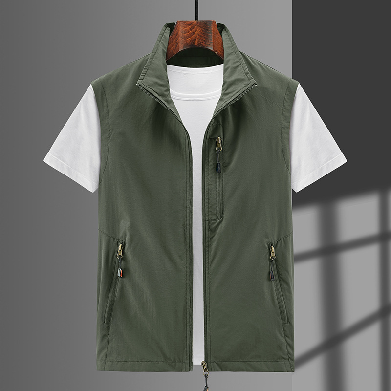 Advertising waistcoat overalls overalls work vest outdoor leisure photography waistcoat clothing printed and embroidered logo word multi-pack waistcoat