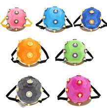 7款30cm马里乌龟壳背包书包 库巴火龙儿子双肩包背包毛绒包包公仔