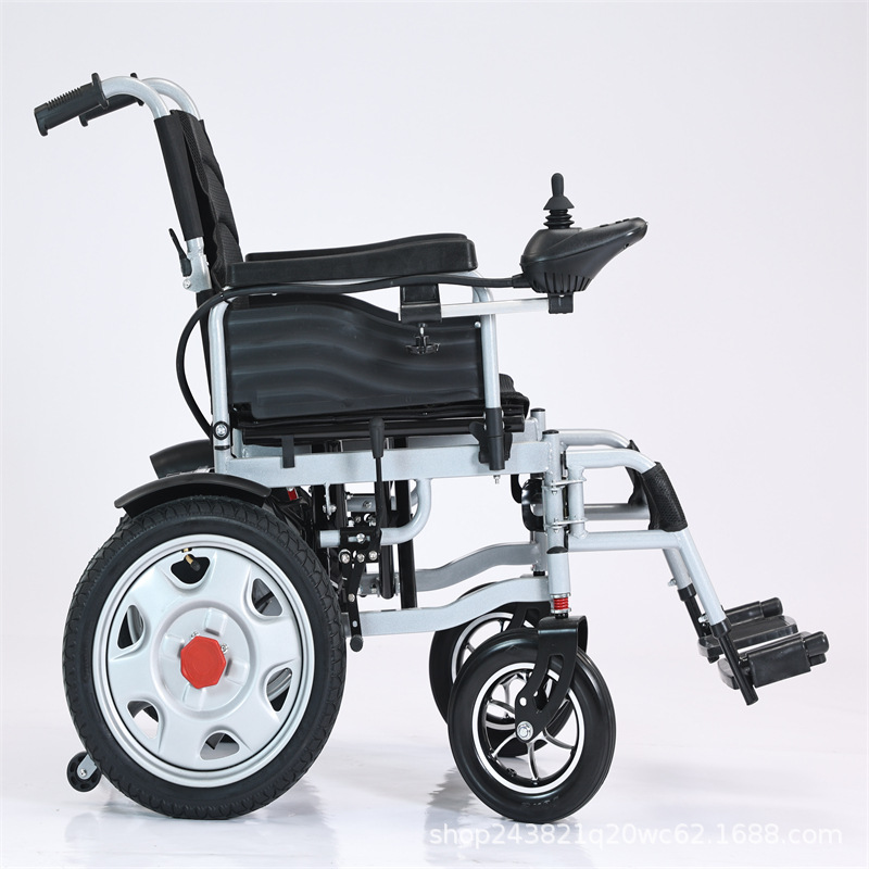 Electric Wheelchair Export Custom-Made Four-Wheel Folding Mobility Aid for the Elderly and Disabled, Electric Mobility Scooter Cross-Border