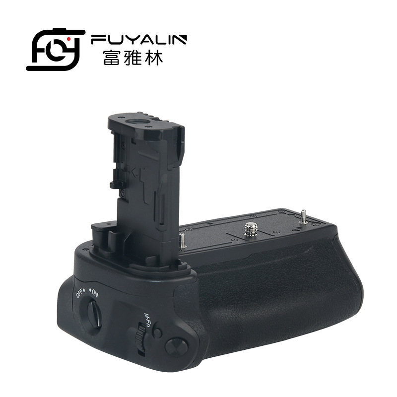 Mango de BG-R10 adecuado para Canon EOS R5 R5C R6 SLR Cámara caja de batería vertical raqueta mango