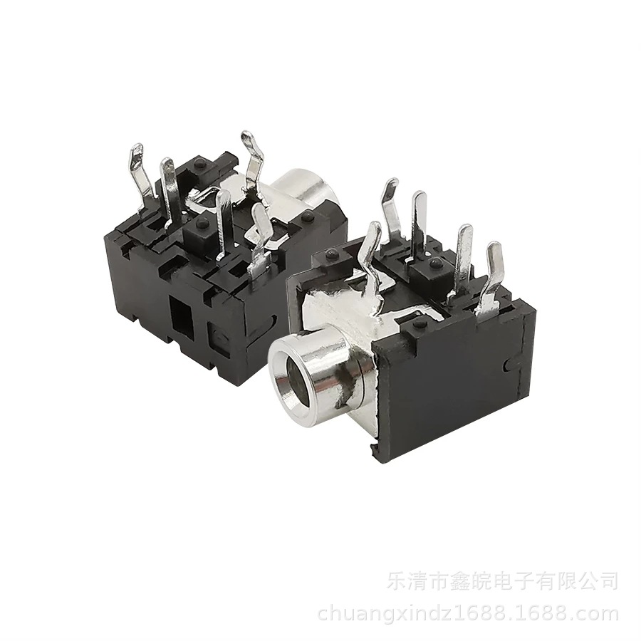 供应3.5插座 PJ306M PJ-306M音频插座PHONE JACK 耳机插座5Pin