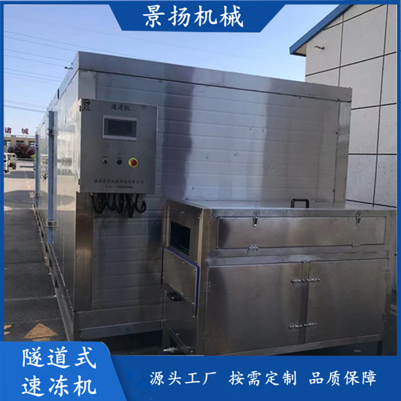 液氮速冻机 全自动大虾速冻隧道机设备 带鱼连续式速冻机