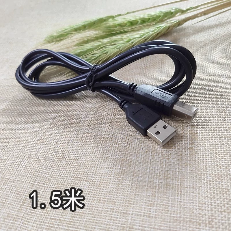 Заводская медная USB 2.0 магнитная кольцевая компьютерная печать линии прозрачная синяя 1,5 метра 3 метра A/b принтерData линия черная
