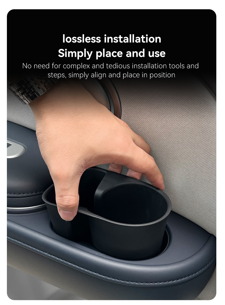 Suitable for 26 Hyundai Parisi Second-Row Door Water Cup Sets, Anti-Slip Mats, Automotive Supplies and Modification Accessories