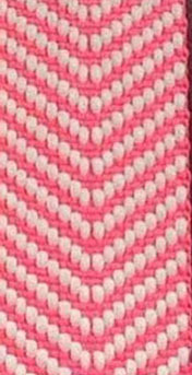 Spot poliéster algodón imitación poliéster poliéster V punto jacquard color contraste algodón cinturón de lona bolso de hombro cinturón de mano cinturón de cuero