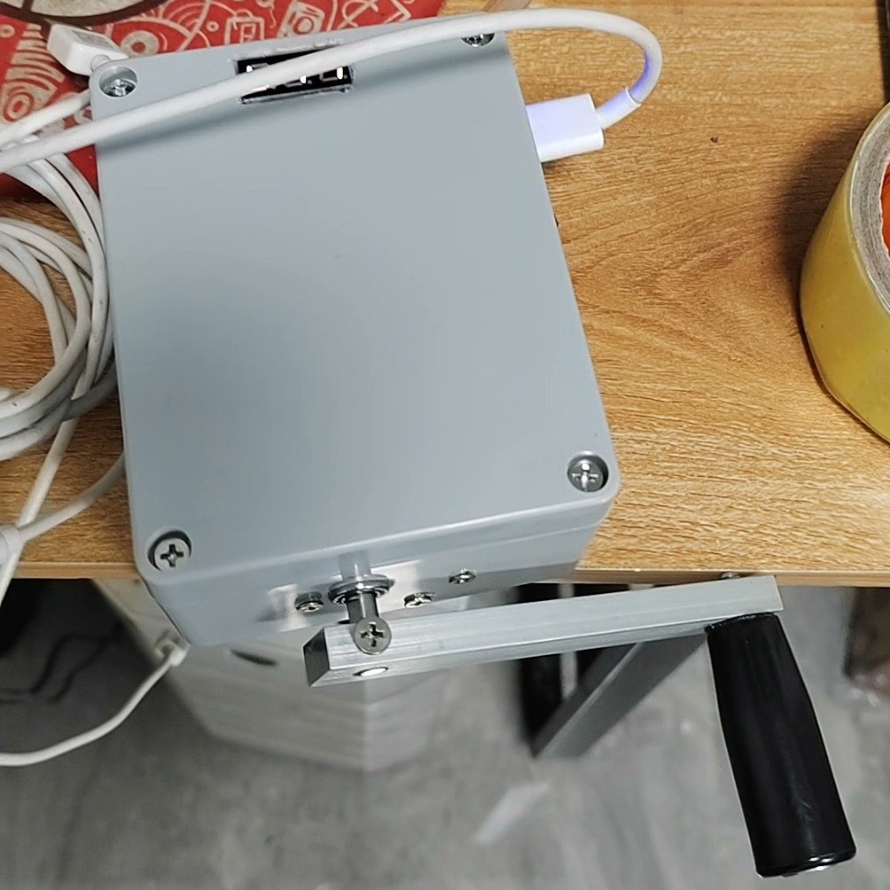 Generador de manivela fuente de alimentación al aire libre 220V 150 vatios iluminación de campamento al aire libre banco de energía portátil fuente de alimentación de emergencia