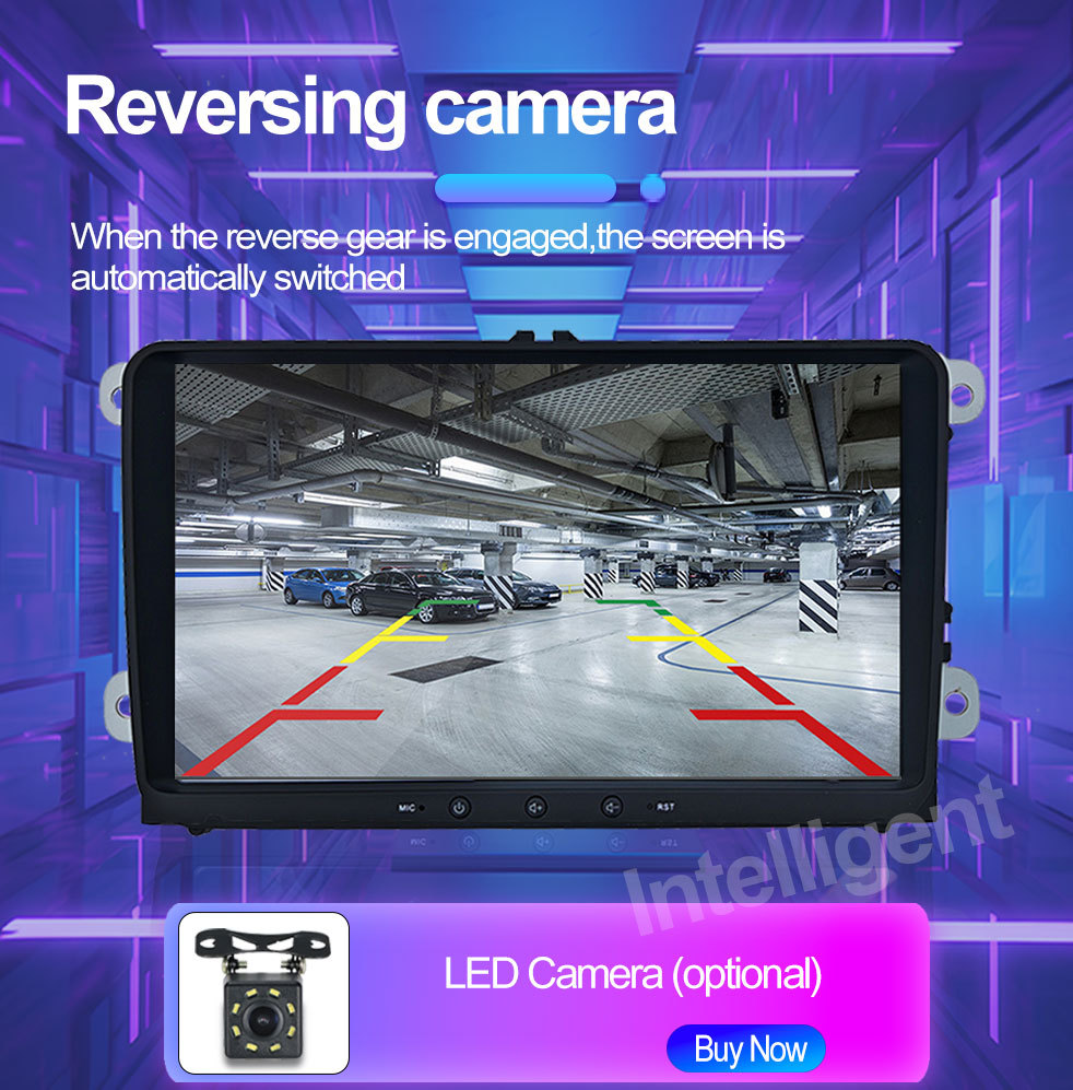 9inch Volkswagen Dedicated Car Navigator Gps Bluetooth Large Screen Reversing Image Wireless Carplay Smart Car Machine