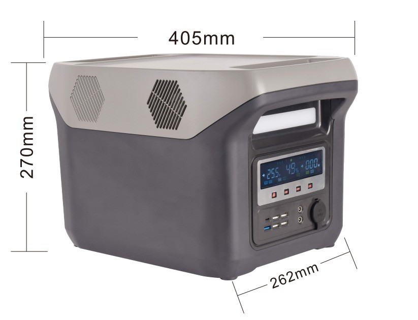 Kit de fuente de alimentación de almacenamiento de energía portátil para exteriores Sistema de generación de energía solar fotovoltaica doméstica Fuente de alimentación de almacenamiento de energía Fábrica de carcasa