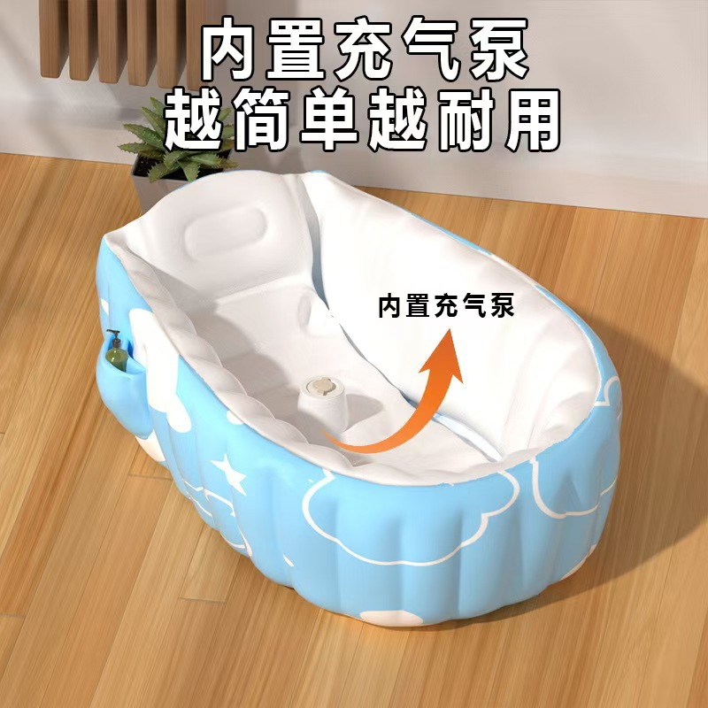 ins bebés bebés bañera infláble portátil bañera de PVC interior bañera plegable piscina de juegos
