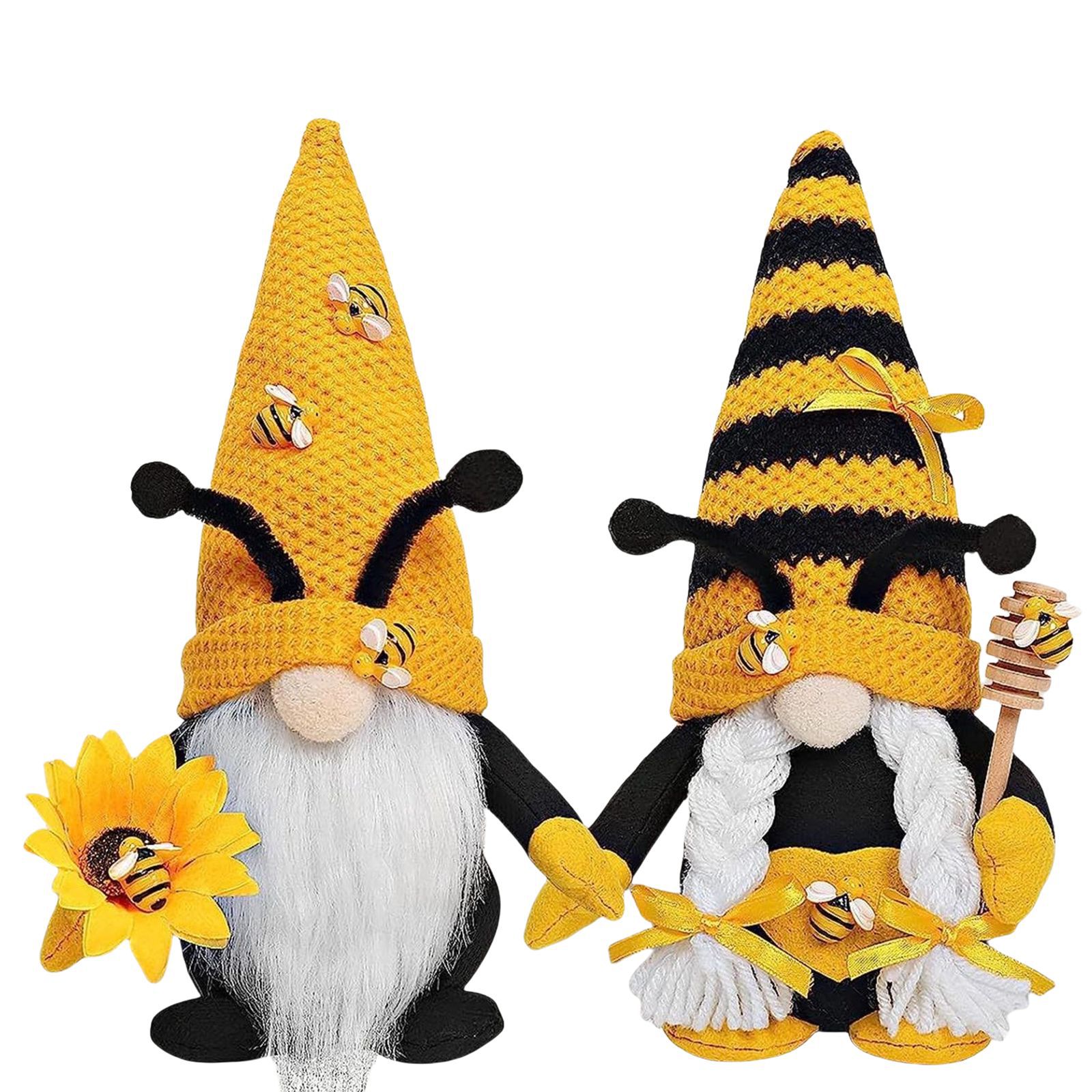 Amazon New Bee Festival muñeca sin rostro lindo viejo girasol piso esencia decoración de la ventana adornos