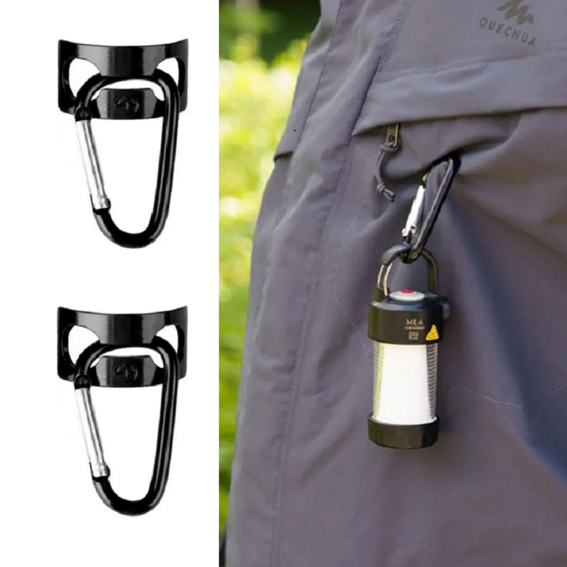 Jimei Elastic Rope Mesh Curved Buckle Outdoor Creative Clip Mount Fixed Backpack Accessories Carabiner Original Design
