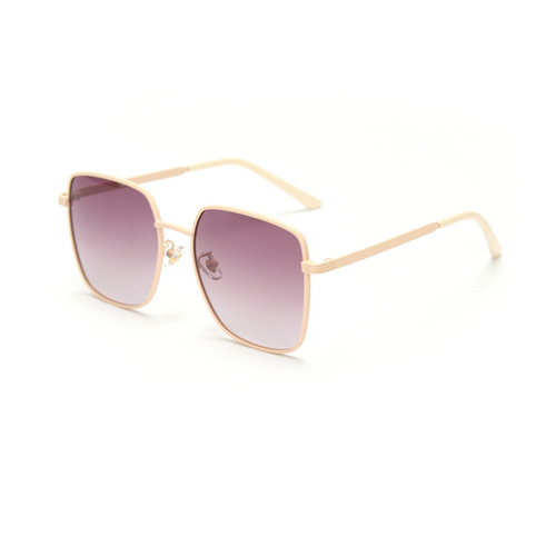 Weiyi D050 European and American Metal Square Sunglasses Women's Trendy Internet Celebrity Street Photo Sunglasses Dongdaemun Cross-Border Polarized Glasses