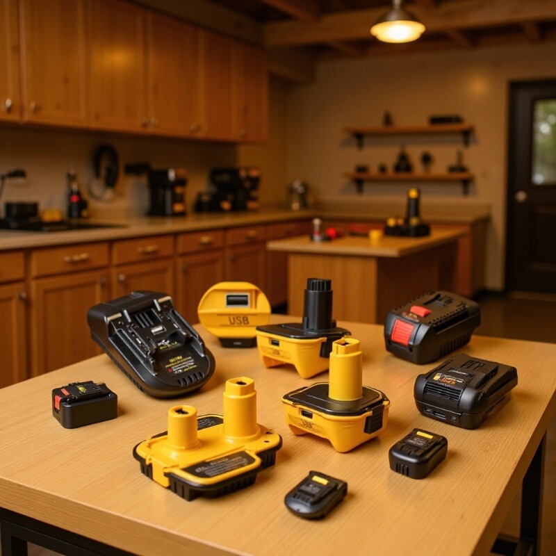 Factory Direct Battery Adapter Compatible with Dewalt Makita Milwaukee 100 Models Battery Converter