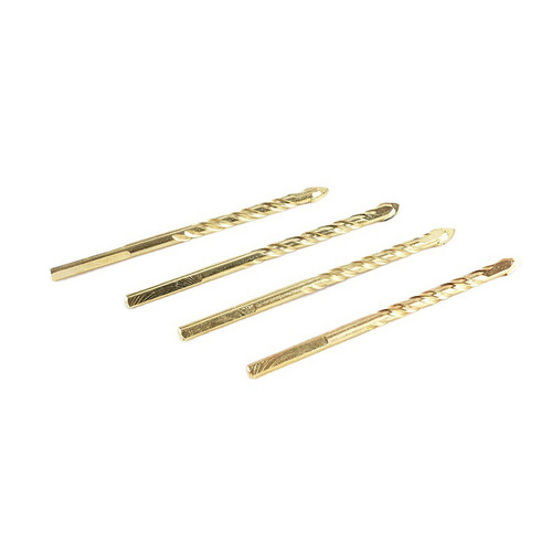 Manufacturer wholesale gold carbide triangular drill bit, drill table electric drill, impact drill, threaded alloy twist drill