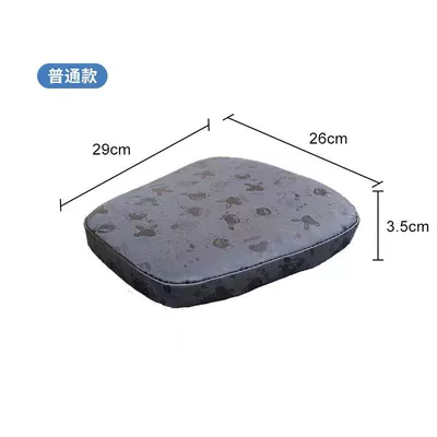 Motorcycle Heightening Thickened for Long – Electric car cushion - small-cartoon-black-three-29x26x35cm