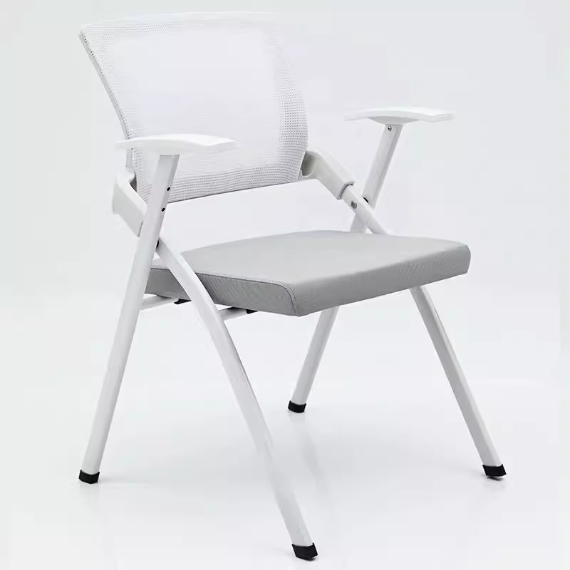 Модель H серо-белый складной стул (без колес)