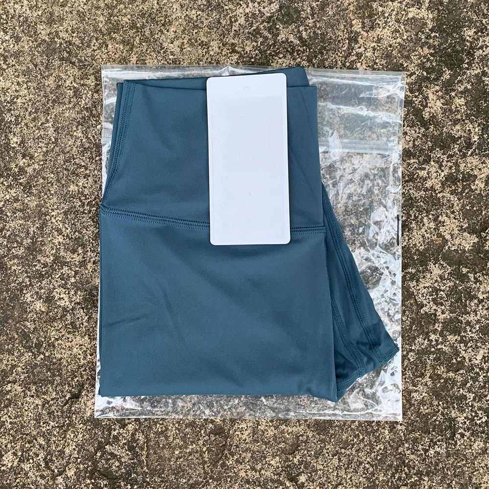 LULU ヨガパンツ 両面起毛 スリムフィット ヌード ハイウエスト スポーツパンツ 高弾性 桃尻 吸湿通気性 9点パンツ