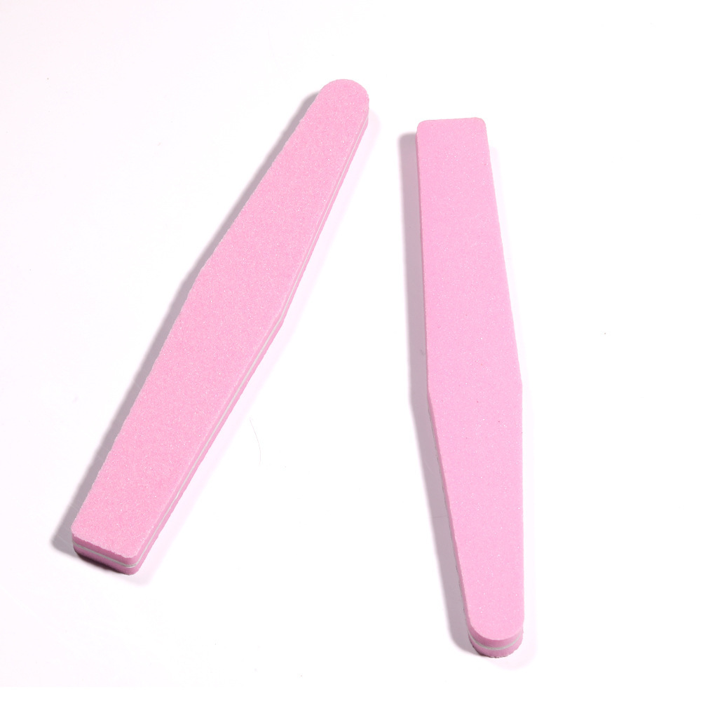 Tira de pulido de uñas de doble cara tira de frustración gruesa manicura esponja de diamante herramienta de frotamiento de uñas accesorios fábrica al por mayor