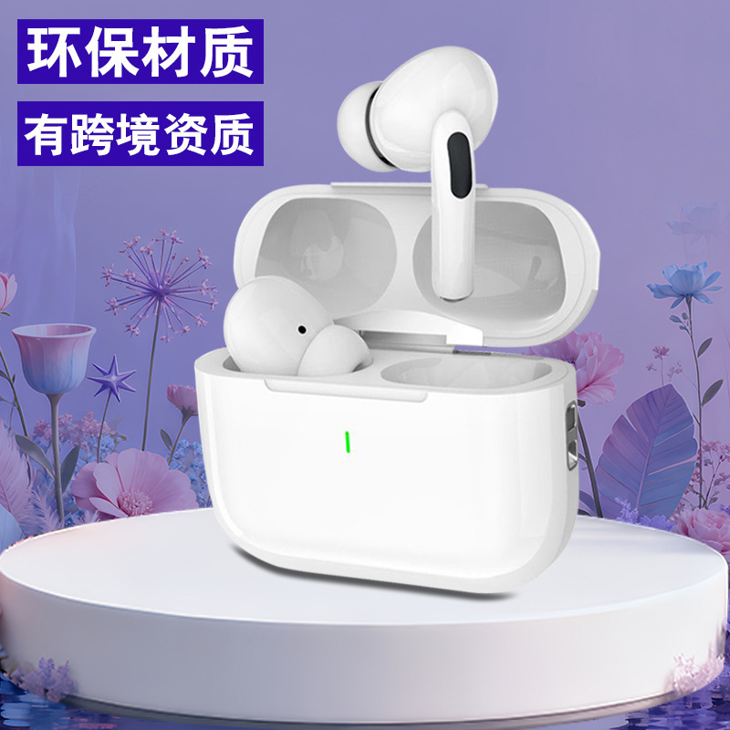 Protws Cross-Device Wireless White Bluetooth Earphones with Type-C Charging Case Fcc, Ce-Red, Rohs