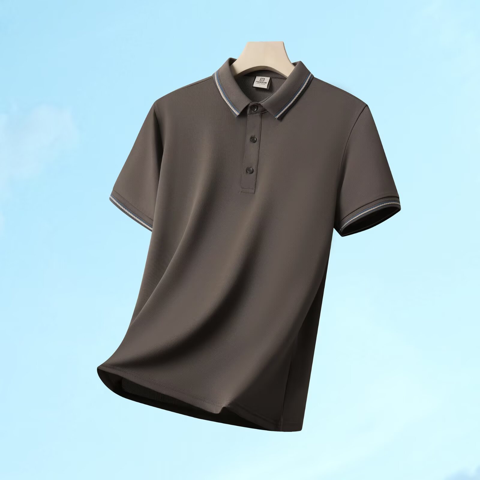 Collar personalizado algodón de hielo ropa de trabajo de manga corta personalizada cultura de negocios Polo impresión LOGO ropa de verano
