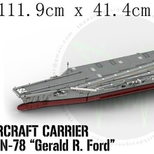 MOC-192566 CVN-78��������&middot;R&middot;���غź���ĸ�� 1:300 5971Ƭ