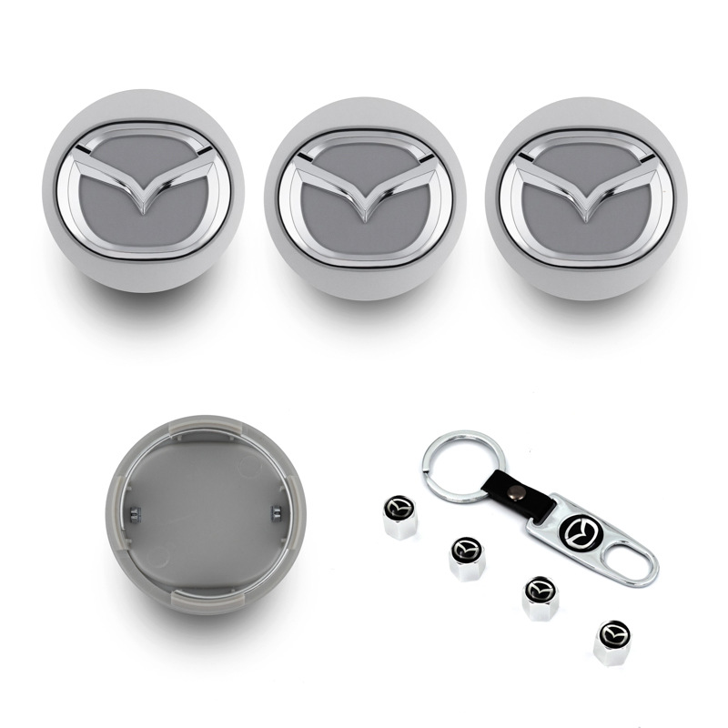 Suitable for Mazda Wheel Hub Cap 57mm Mazda 6 Wheel Hub Center Plastic Cap 57mm Mazda 3 Tire Center Mark
