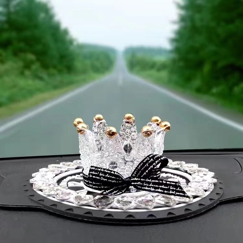 Crystal Crown Car Ornaments Combination Car Model Car Perfume Decorations Birthday Gifts for Girlfriends