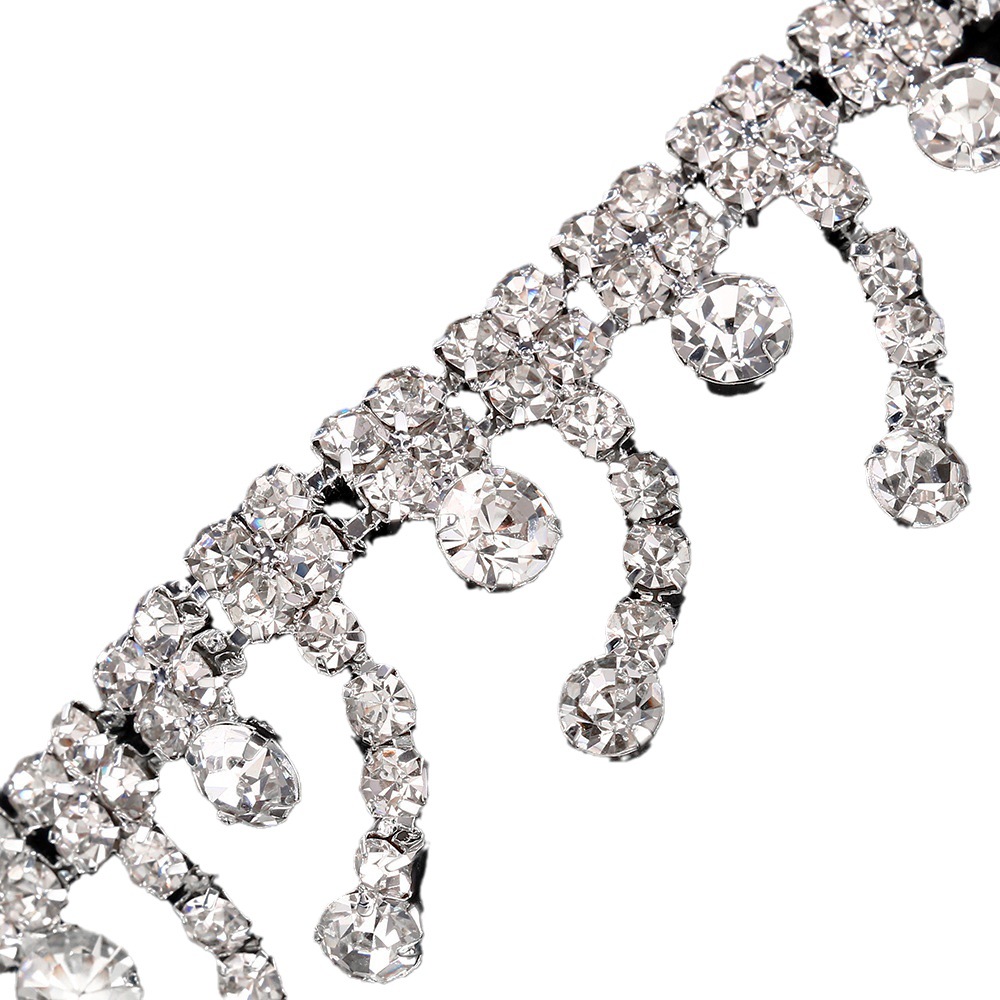 Transfronterizo nueva cadena de la cara del rhinestone borla de moda europea y americana simple cadena de gafas accesorios personalizados cadena de la cara femenina