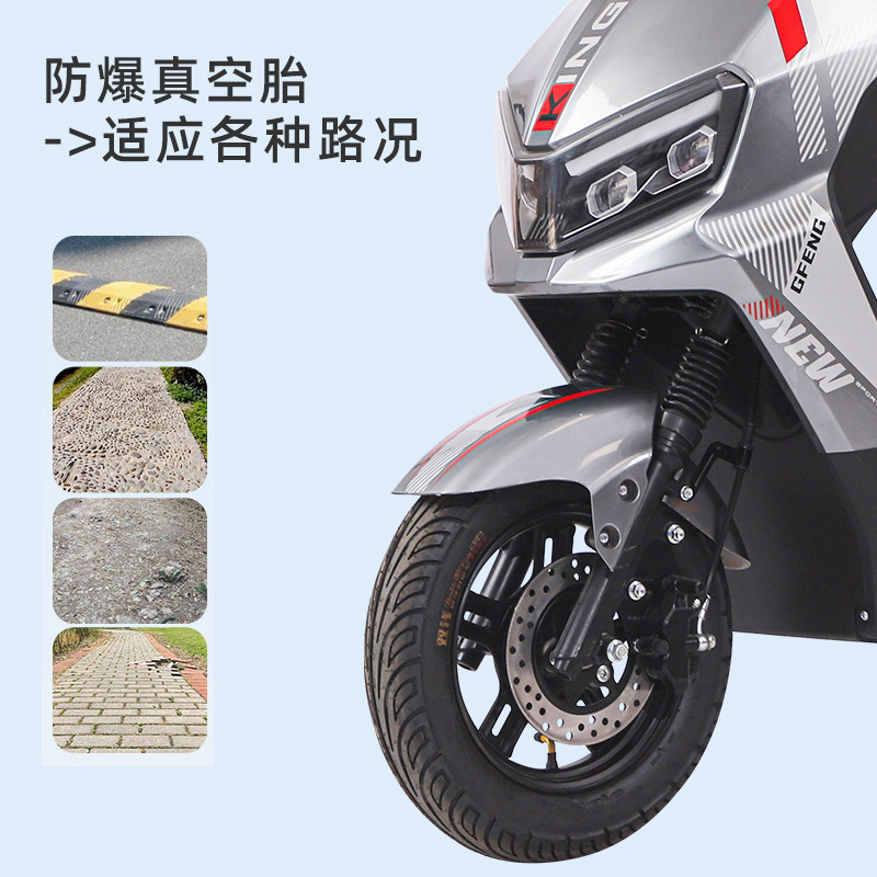 Bicicleta eléctrica de pedal grande, bicicletas eléctricas de larga duración, bicicletas eléctricas adultas, bicicletas eléctricas de dos ruedas, motocicleta eléctrica para dos personas