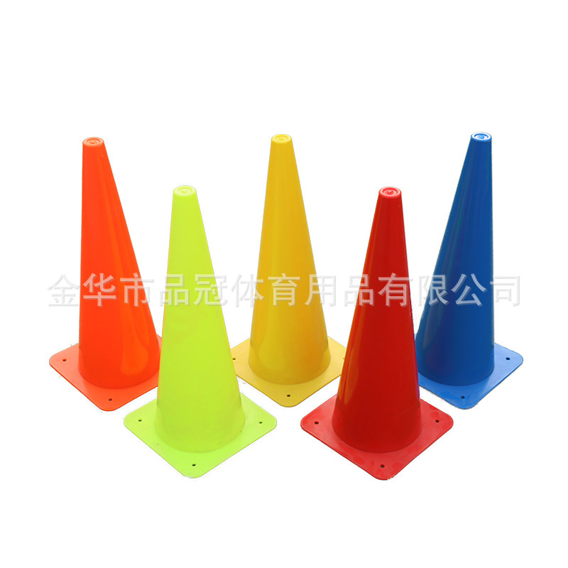 Logo cubo de entrenamiento de fútbol equipo obstáculo cubo de plástico tubo de helado engrosamiento 18/23/32/38/48cm cubo cónico