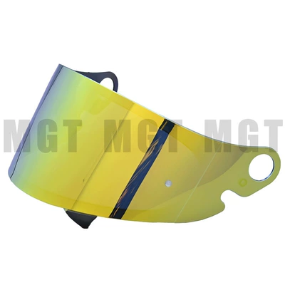 Dəbilqə (Kaska) aksesuarları: Night Universal Motorcycle Retro Helmet - shoei-glamster-lens-revo-dark-tea-gold
