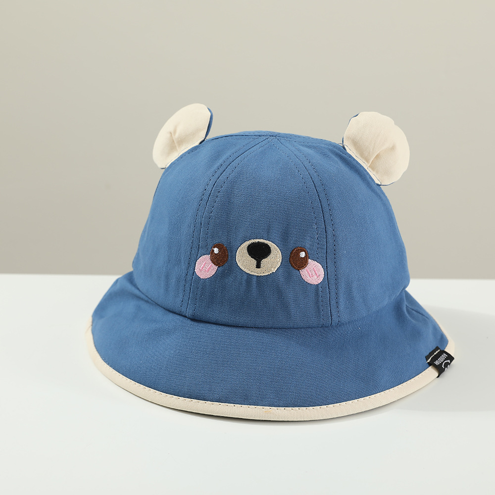 Sombrero infantil de verano de dibujos animados primavera y otoño delgado sombrero de pescador de bebés sombrero de bañera sombrero sombrero de protección solar