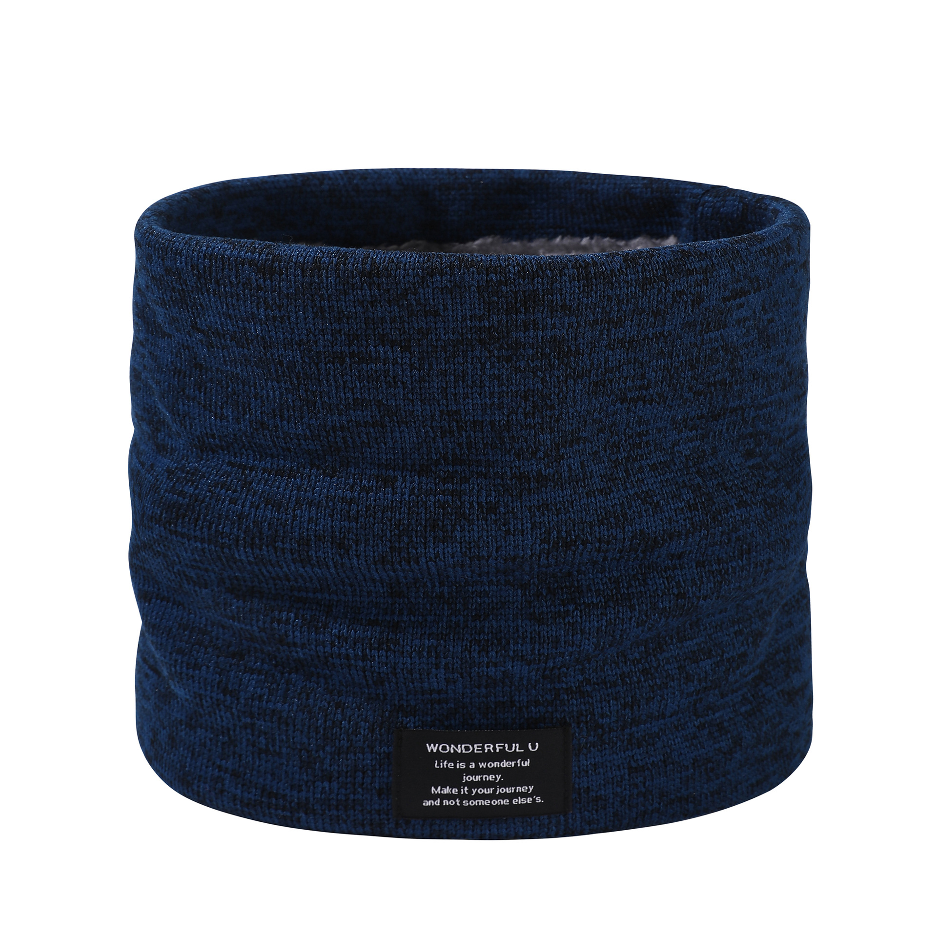 크로스보더 겨울 남성용 니트 스카프 야외 방한 사이클링 플러스 벨벳 스카프 여성용 새로운 목 커버 세련되고 다재다능