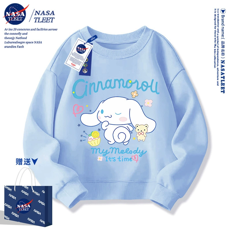 NASA совместимый новый мультяшный стиль студент верхняя одежда осень-зима милый песик Cinnamon dog Cinnamoroll толстовка