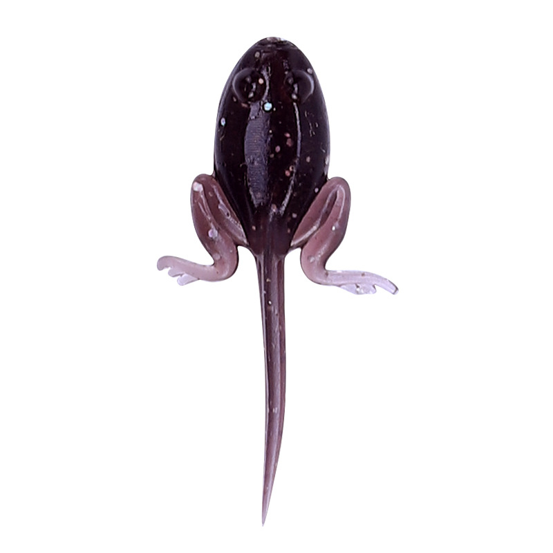 Lua tadpole soft bait Lua fake bait bionic frog soft bait Lua stream fishing bass cocked mouth horse mouth bionic bait 5