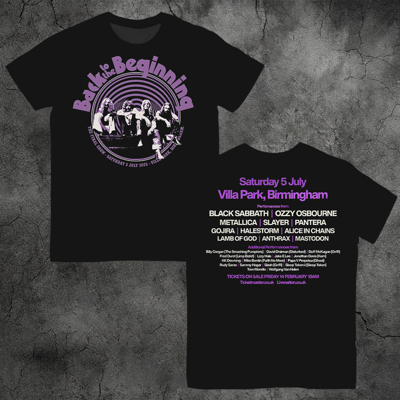 Black Sabbath Metal Rock Merchandise Pure Cotton T-Shirt Casual Retro Fan Commemorative Ins Short Sleeve Top