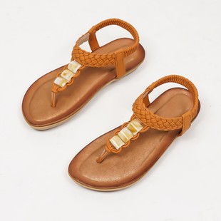 New Bohemian Women's Sandals Casual Simple Clip Beach Comfortable Women's Shoes