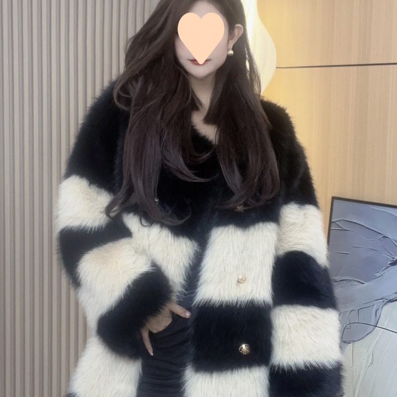 2025初冬新款加厚加絨百搭經典顯瘦網紅時尚冬季外套女